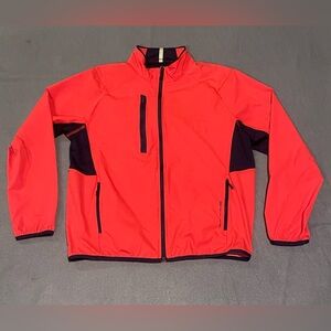 Ralph Lauren RLX packable‎ jacket mens size large EUC red/ blue